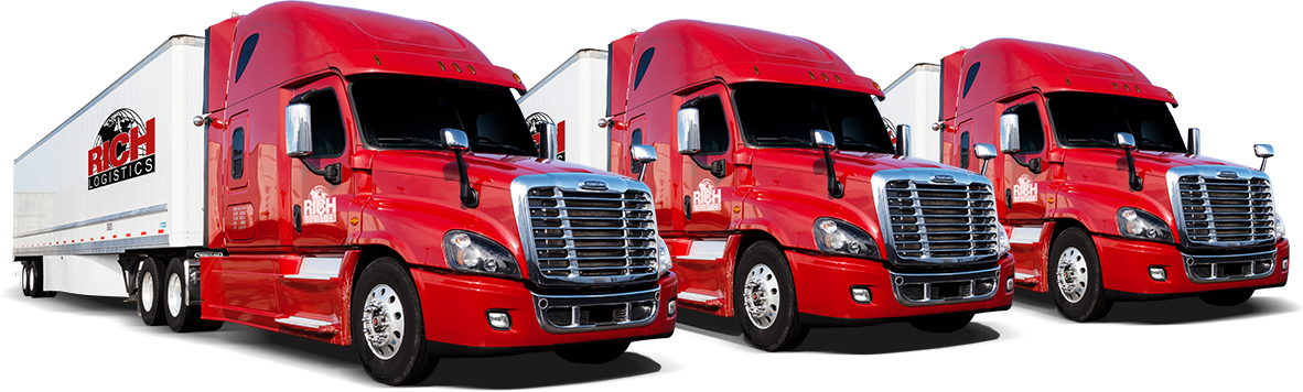 Rich Logistics trucks